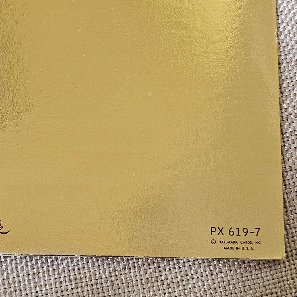 Hallmark Photo Holders Christmas Cards‎ 20 Envelopes Gold Ornament Design